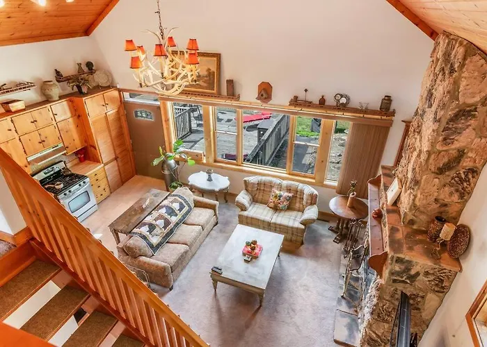 Quaint Riverfront Barn Chalet